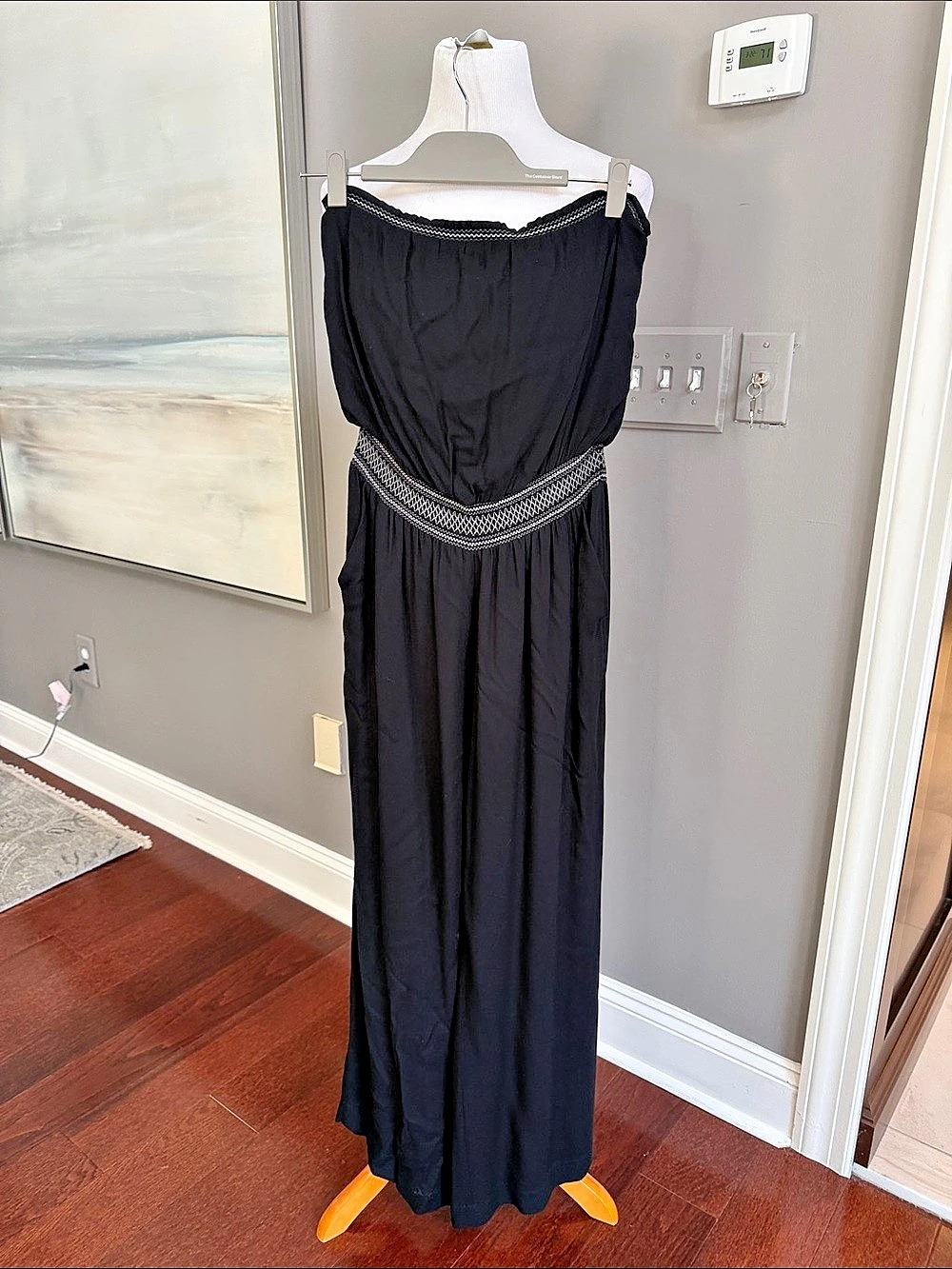 Ella Moss Strapless Smocked Jumpsuit